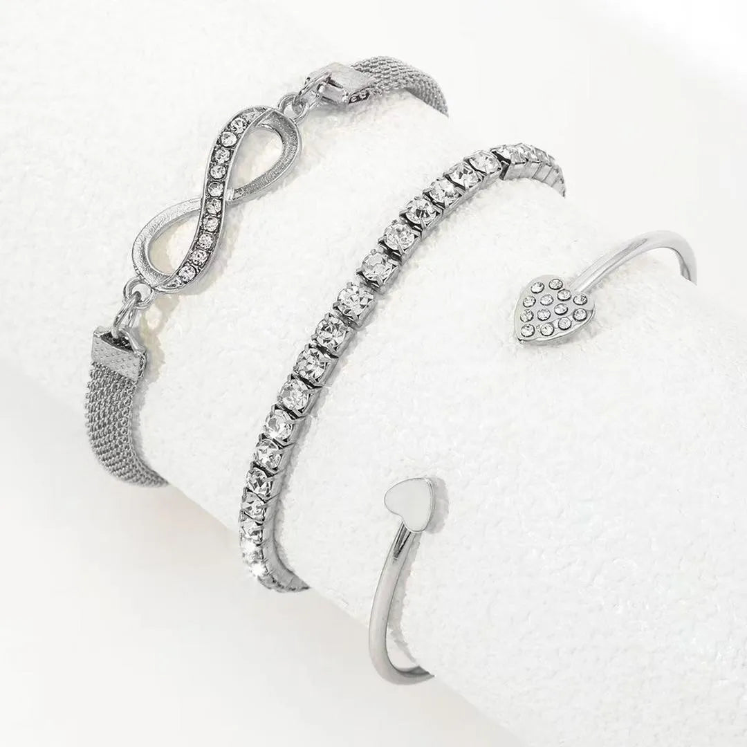 3Pcs/Set Infinity Cute Trendy Bracelets for